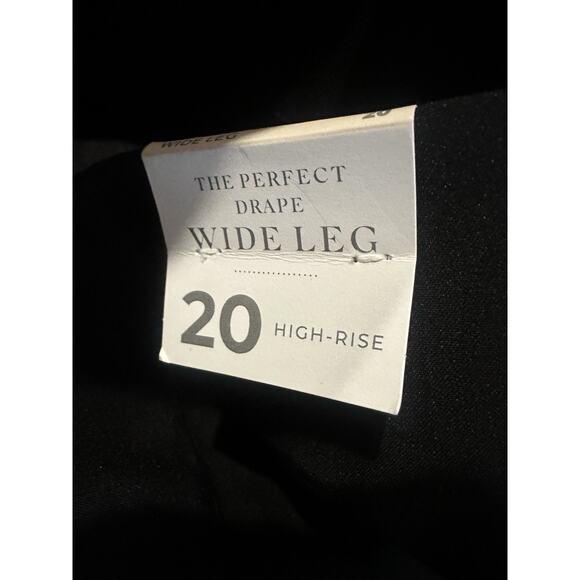 NWT Lane Bryant Perfect Drape High-Rise Wide Leg Pants Black Plus Size 20 Office - Picture 9 of 14